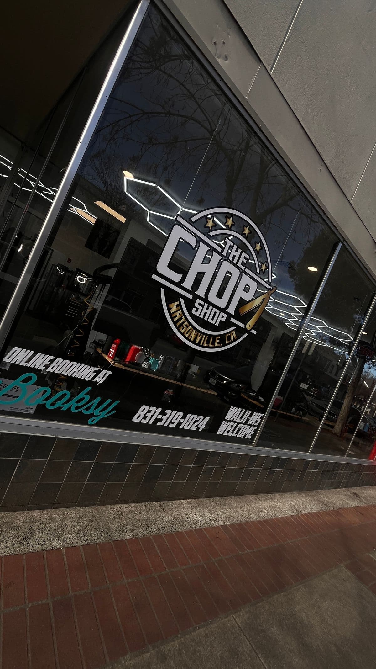 The Chop Shop storefront on Main Street in Watsonville